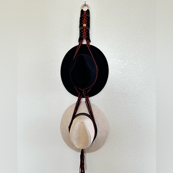 Customize Your Double Macrame Hat Hanger - Picture 7 of 12